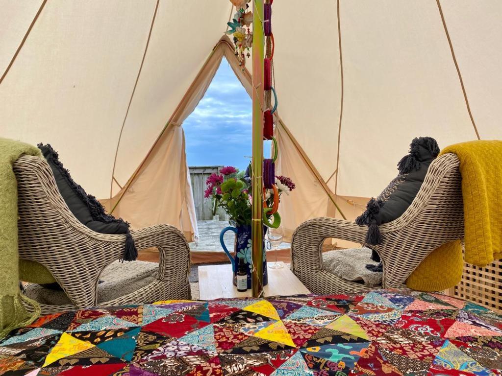 Coastal Stay Bell Tent Porthgain Exteriér fotografie